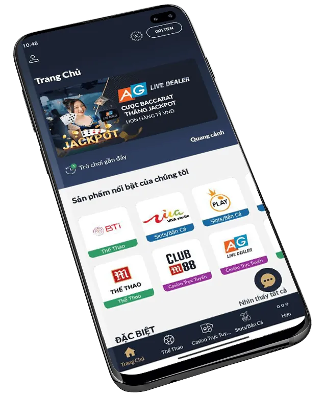 Giao diện quản lý tài khoản trên Kubet App Android